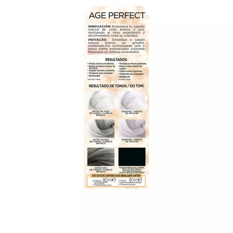 AGE PERFECT crema embellecedora con color 01-blanco perla