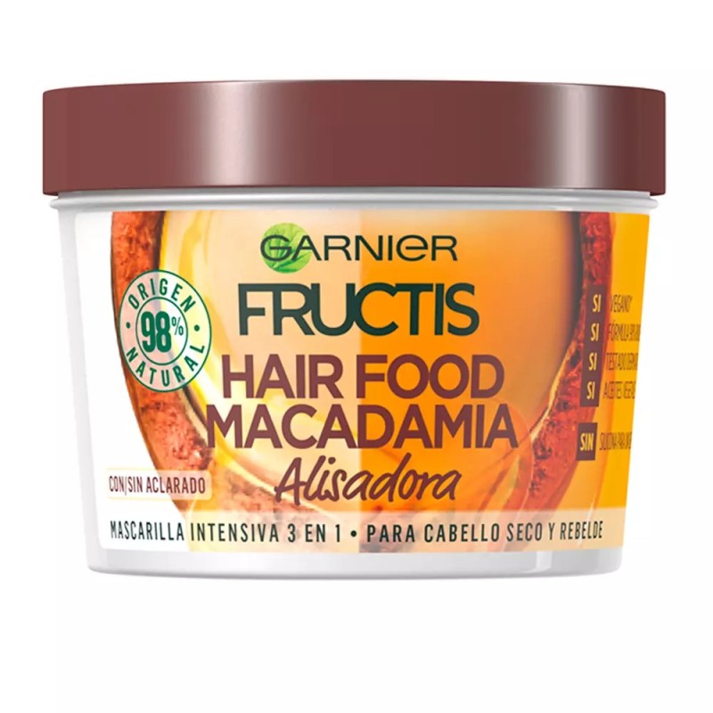 FRUCTIS HAIR FOOD macadamia mask alisadora 390 ml