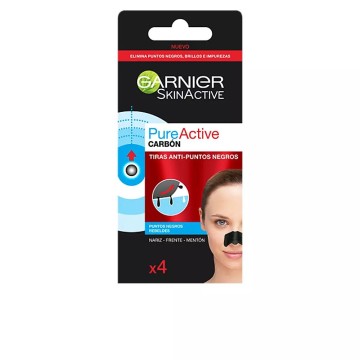 Garnier Skinactive Face S.ACT P.ACT NOSESTRIP WEST CHARCOAL Unisex Sheets 4 pc(s)