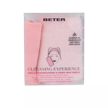 CLEANSING EXPERIENCE toalla desmaquilladora + banda cabello