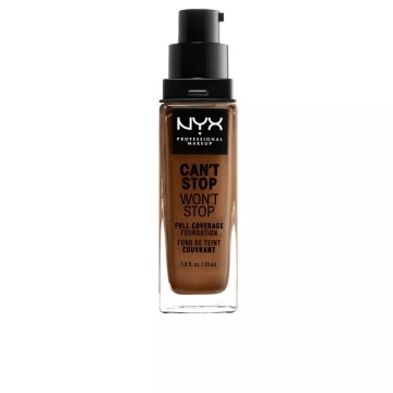 NYX PMU Foundation Cant Stop Wont Stop 24h Bottle Cream Cappuccino