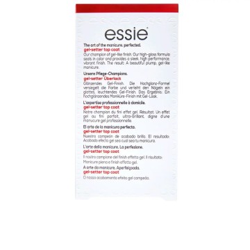 Essie Top Coat ESS VAO Gel Setter nail 13.5 ml Transparent