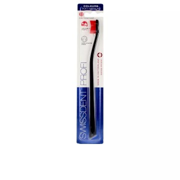 COLOURS CLASSIC toothbrush black&red