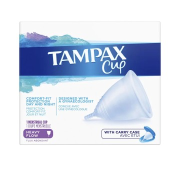 TAMPAX COPA flujo menstrual abundante 1 pz