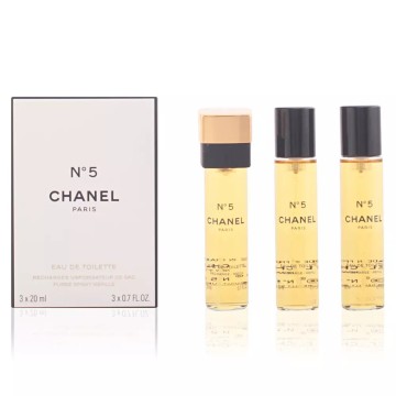 Nº 5 edt spray twist & spray 3 refills x 20 ml