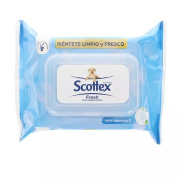 SCOTTEX papel higiénico húmedo original 74 uds