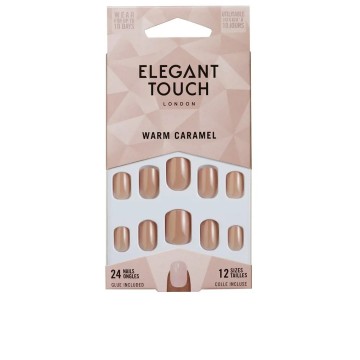 CORE COLOUR 24 nails with glue squoval warm caramel