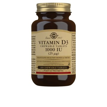 VITAMINA D3 1000 IU 25 µg 100 comprimidos masticables