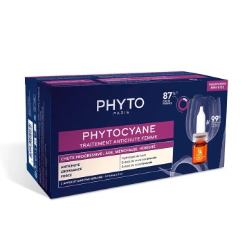PHYTOCYANE tratamiento anticaída progresiva mujer 12 x 5 ml