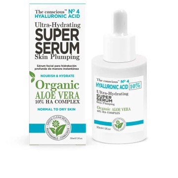 HYALURONIC ACID ultra-hydrating super serum organic aloe vera 30 ml