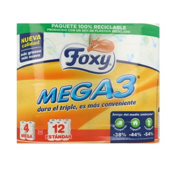 MEGA3 triple duration toilet paper 4 rolls