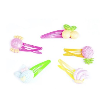 CLIPS with fruit decorations 4.5 cm 5 u