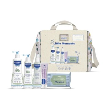 LITTLE MOMENTS STROLLING BAG WITH DOTS LOT 6 pz