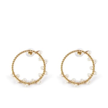 SHIMA earrings bright gold 1 u