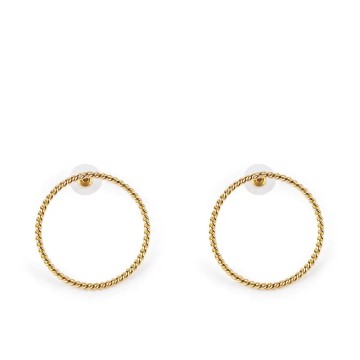 SURI earrings shiny gold 1 u