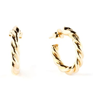 MALI earrings shiny gold 1 u