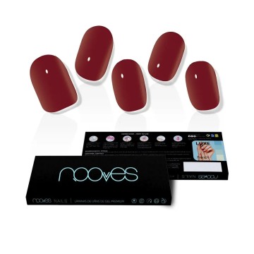 GEL NAIL FILMS midnight rain premium luxe solid red 20 u