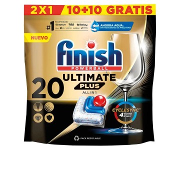 FINISH POWERBALL ULTIMATE PLUS dishwasher 20 tablets