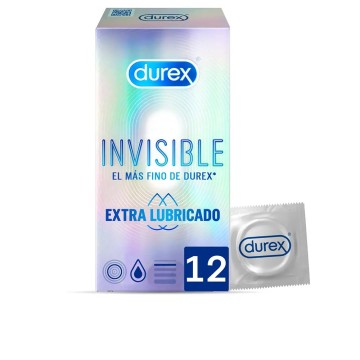 INVISIBLE extra lubricated condoms 12 u