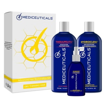 Mediceuticals Kit Dry: Hydroclenz 250ml + Numinox 125ml + Therapeutic 250ml