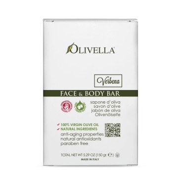 Olivella Verbena face & body bar 150g