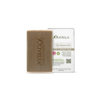 Olivella Raw Fragrance Free face & body bar 100g