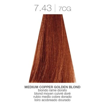 Milk_Shake Smoothies Semi Permanent Color 7.43 Medium Copper Golden Blonde 100ml