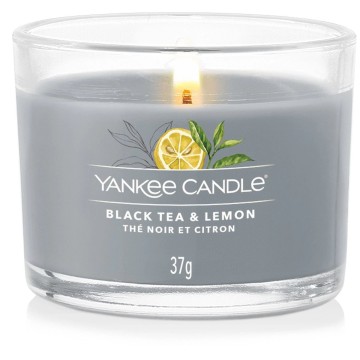 Yankee Candle Filled Votive Black Tea & Lemon 3x37 g