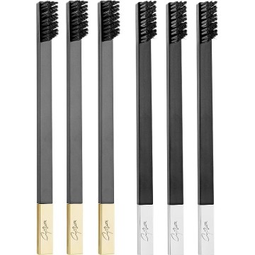 Apriori Slim Soft toothbrush Black 6-pack set
