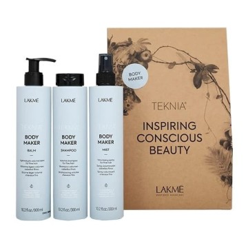 Lakme Tkn Retail Pack Body Maker: Shampoo 300 ml + Balm 300 ml + Mist 300 ml