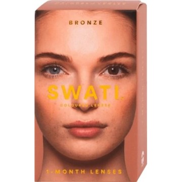 Swati Coloured 1-Month Lenses Bronze 1 Pair