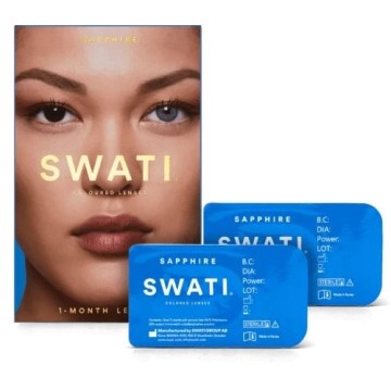 Swati Coloured 1-Month Lenses Sapphire 1 Pair