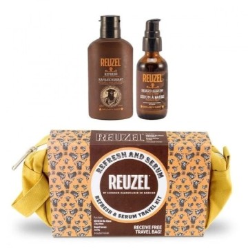 Reuzel Try Reuzel Beard kit - Refresh 100 ml + beard serum 50 g + travel bag