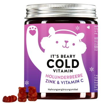 Bears With Benefits It's Beary Cold Vitamin Holunderbeere, Vitamin C & Zink 60 pcs 150 g
