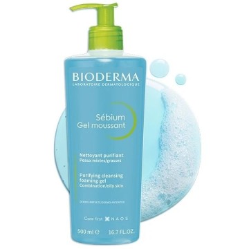 Bioderma Sebium Purifying foaming gel 500ml