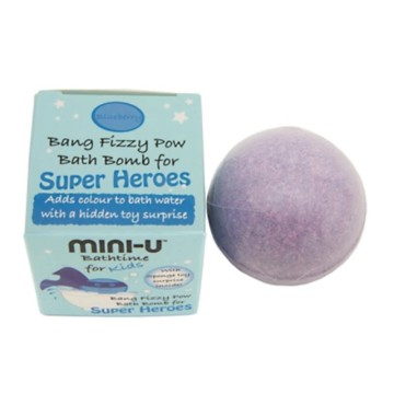Mini-U Bang Fizzy Pow Bath Bomb Purple 50 g