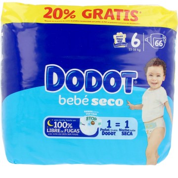 DODOT STAGES size 6 diapers...