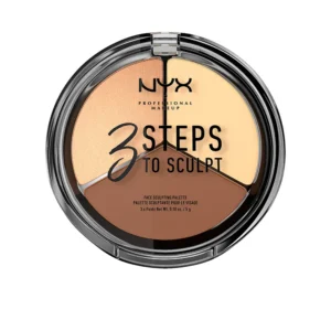 3 Steps To Sculpt Face Sculpting Palette - Light