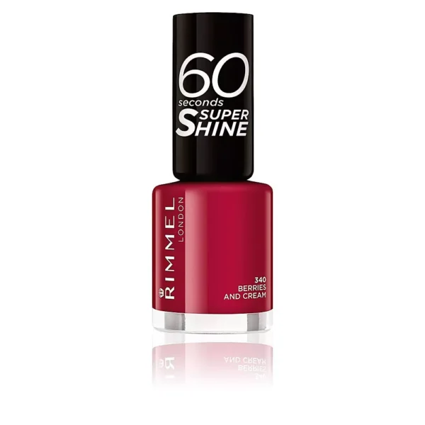 60 Seconds Super Shine Nail Polish #340 Berries and Cream 8ml