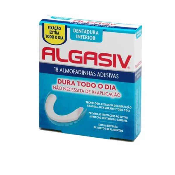 ALGASIV Adhesive Pads 18 Units for Dental Care