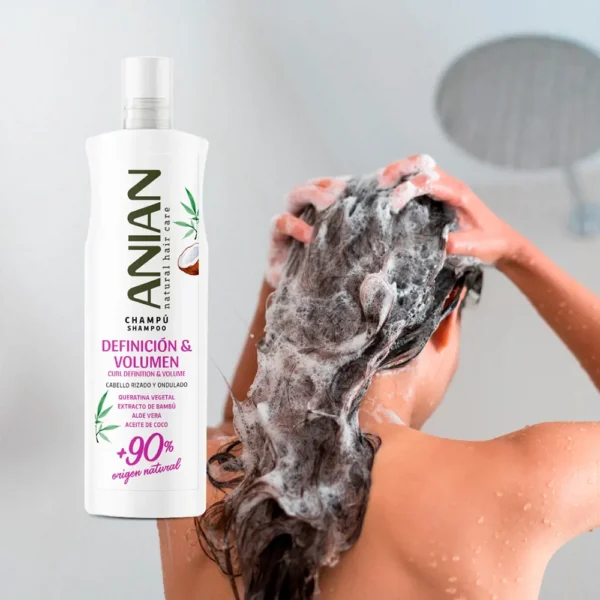 ANIAN Definition & Volume Vegetable Shampoo 400ML - Image 3
