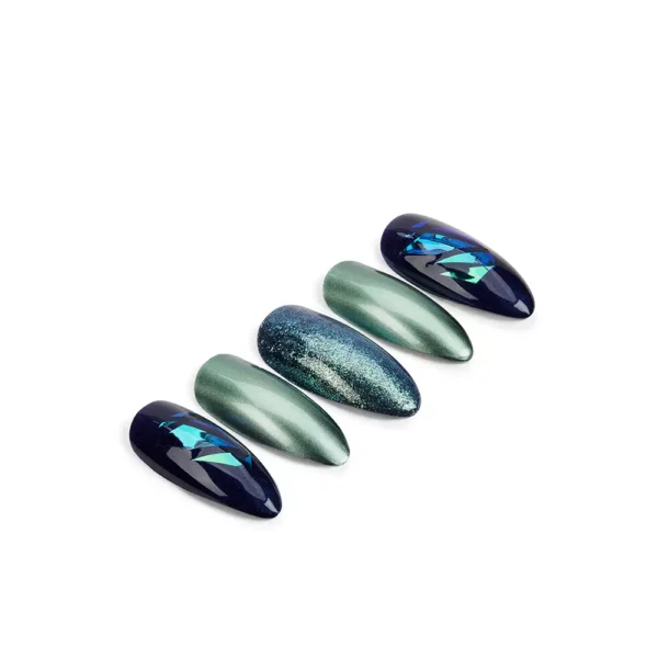 ARDELL Green Glitter Chrome Nail Addict 1 Unit - Image 2