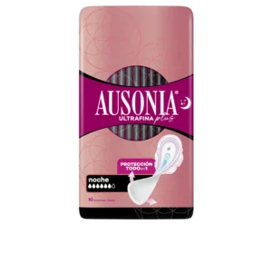 AUSONIA Ultrafina Plus Night Pads With Wings - 10 Units