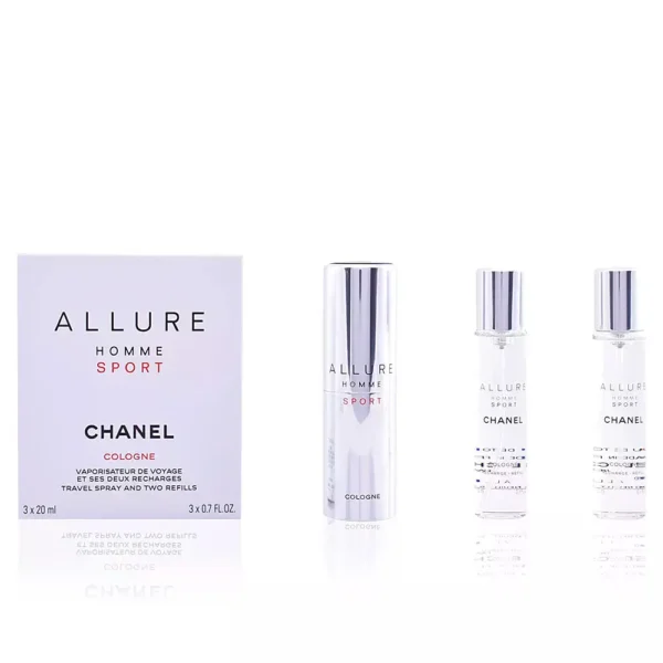 Allure Homme Sport Cologne Travel Spray & 2 Refills 3 x 20ml - Image 2
