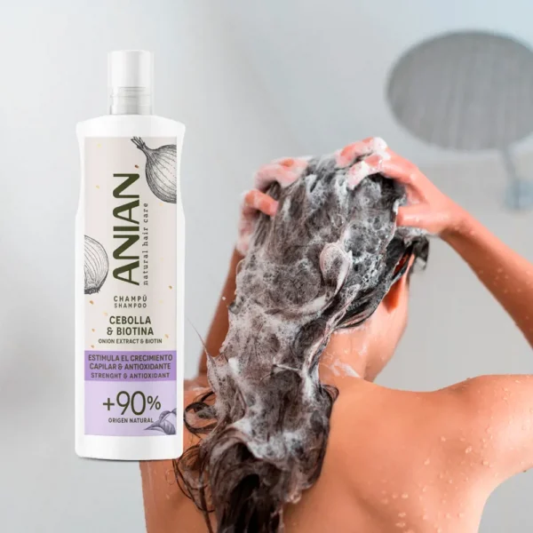 Anian Onion & Biotin Stimulating Shampoo 400ml - Image 3