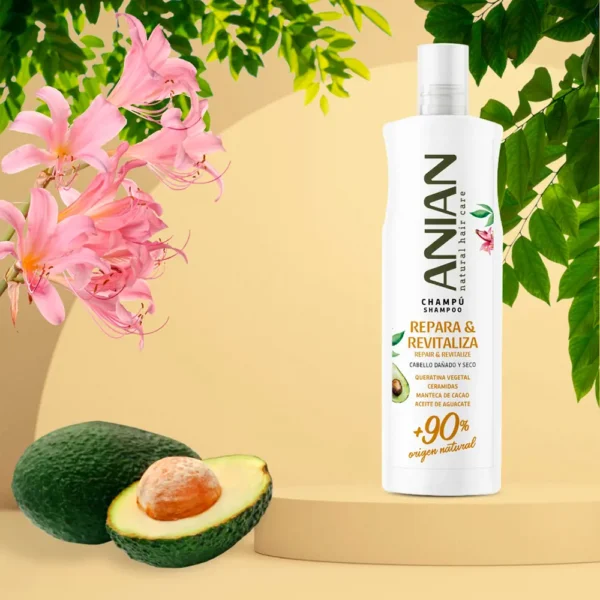 Anian Repair & Revitalize Vegetable Keratin Shampoo 400ML - Image 2