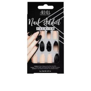 Ardell Black Stud & Pink Ombre Nail Addict 1 Unit