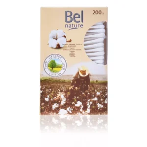 BEL Organic Cotton Buds in Cardboard 200 Pieces