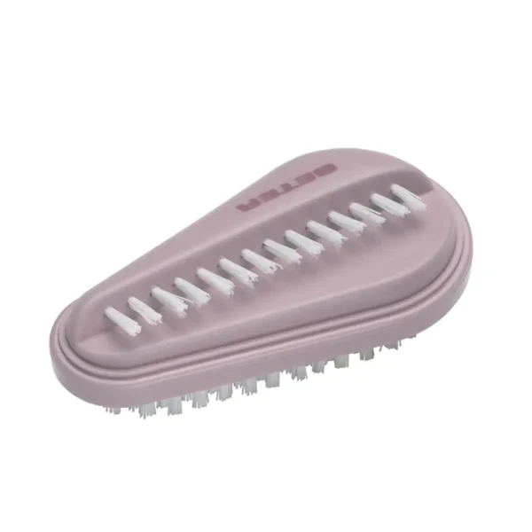 BETER Double Nail Brush with Nylon Bristles - Gray