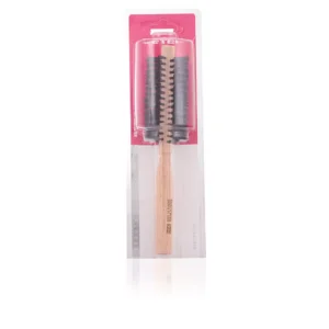 BETER Round Brush 40MM Mixed Bristles Oak Handle